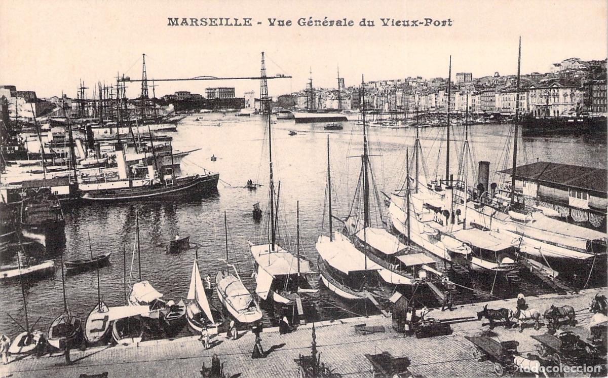Postales: Postal de Marsella - Vista General del Vieux-Port de Francia