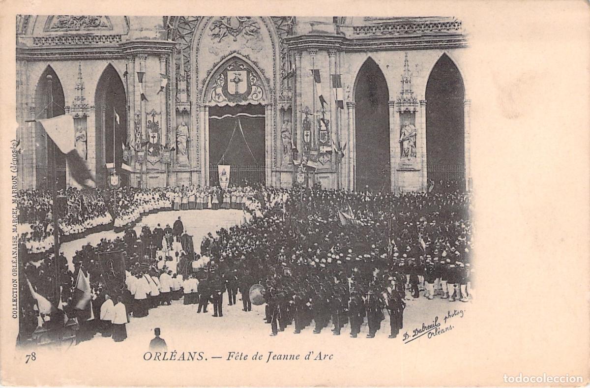 Postales: Postal de la Fiesta de Juana de Arco en Orleans, Francia