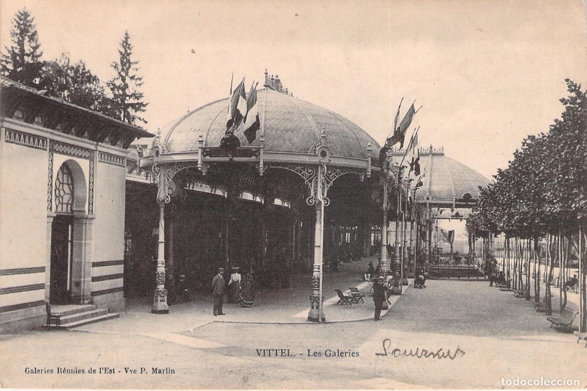 Postales: Postal de las Galeries de Vittel, Francia