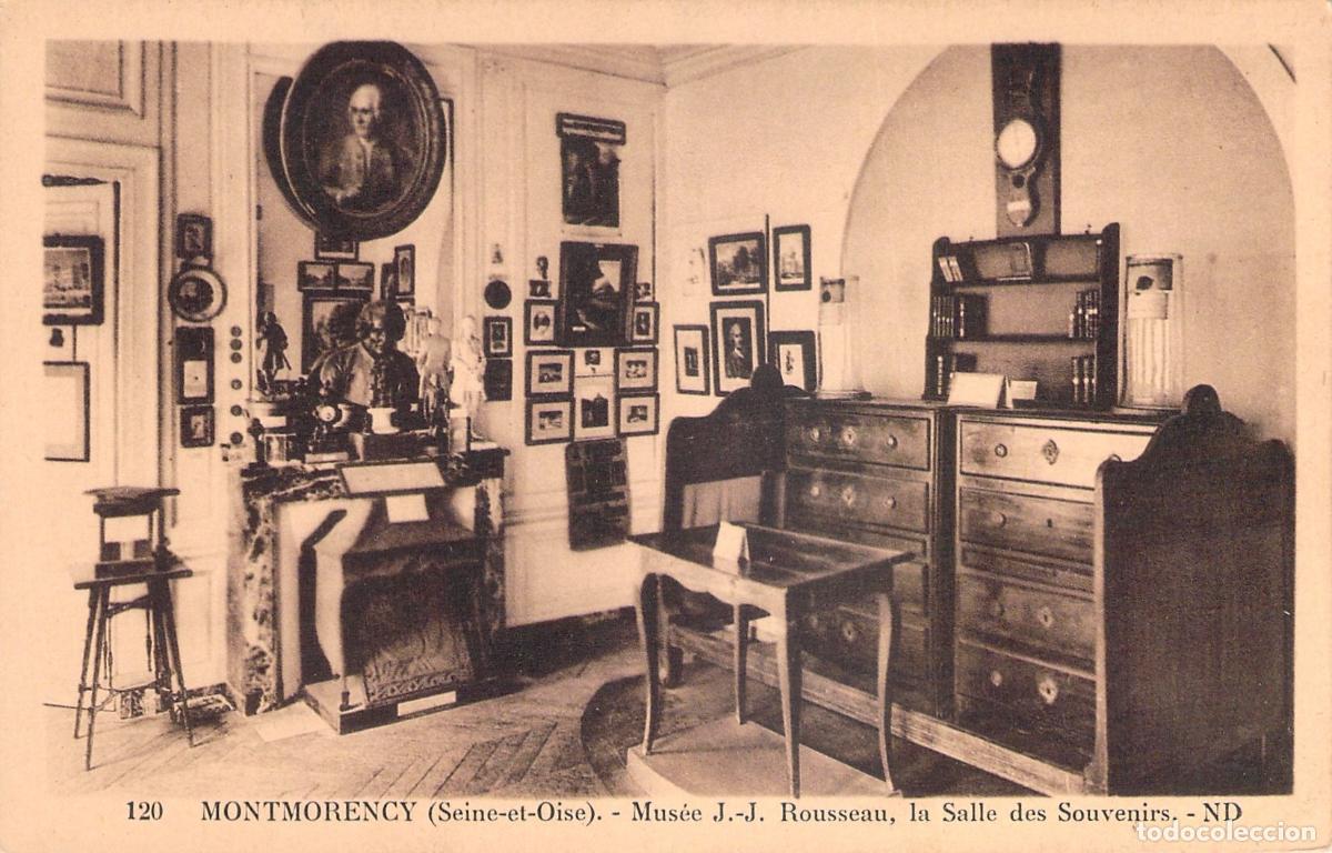 Postales: Postal Museo J.J. Rousseau en Montmorency la Sala de Recuerdos