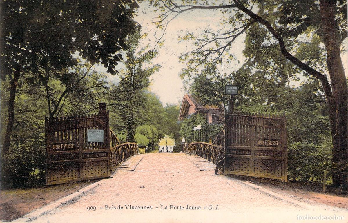 Postales: Postal de la Porte Jaune en el Bois de Vincennes, Par&iacute;s