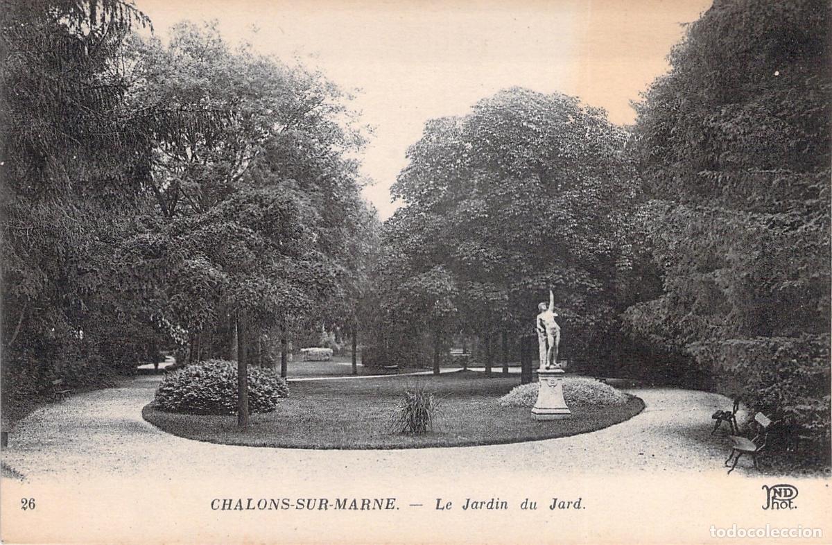 Postales: Postal de Chalons-sur-Marne - Le Jardin du Jard, Francia