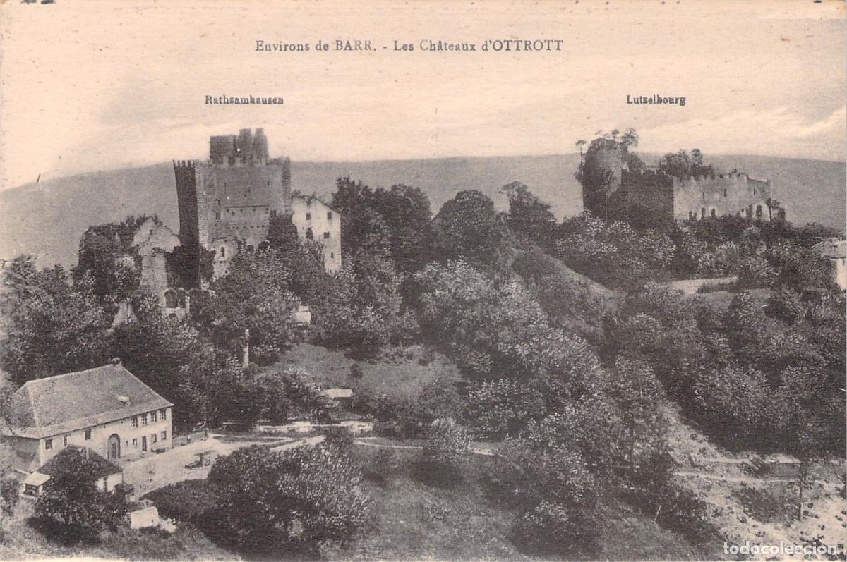 Postales: Postal de los Castillos de Ottrott Rathsamhausen y Lutzelbourg