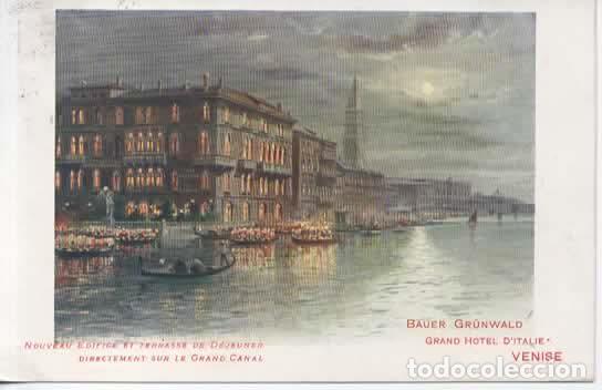 Postales: ITALIA VENECIA GRAND HOTEL D&acute;ITALIA VENEZIA VENISE