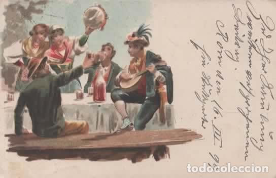 Postales: ITALIA 1899 DORSO SIN DIVIDIR A STUTTGART