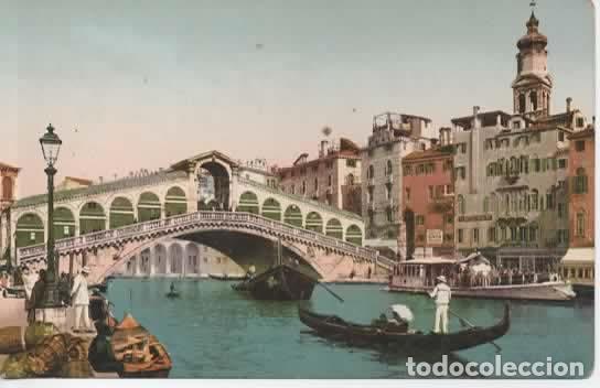Postales: ITALIA VENEZIA PONTE DI RIALTO
