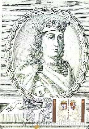 Postales: Portugal y Fernando IV, Rey de Le&oacute;n y Castilla, 700 a&ntilde;os del Tratado de Alca&ntilde;ices, Lisboa 1977 (55)