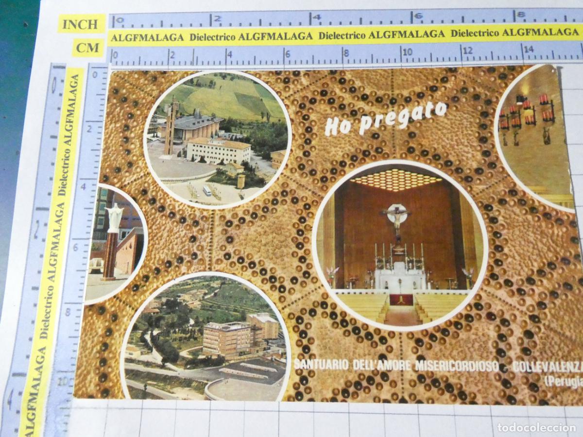 Postales: POSTAL DE ITALIA. COLLEVALENZA SANTUARIO DELL AMORE MISERICORDIOSO. 3758