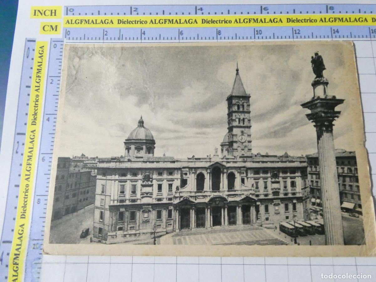 Postales: POSTAL DE ITALIA. ROMA BAS&Iacute;LICA SANTA MAR&Iacute;A LA MAYOR. 3770