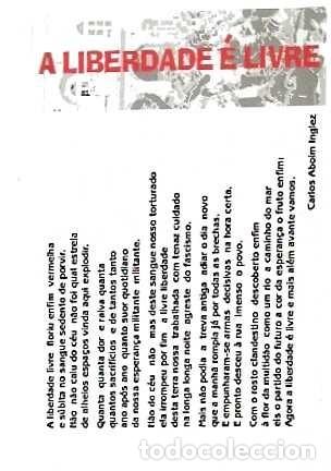 Postales: Portugal y la resistencia, cuando la armon&iacute;a... Poema de Carlos Oliveira, comunista portugu&eacute;s 2004