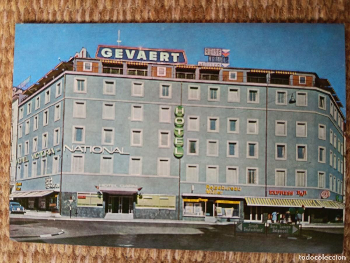 Postales: SUIZA - BALE - HOTEL VICTORIA NATIONAL