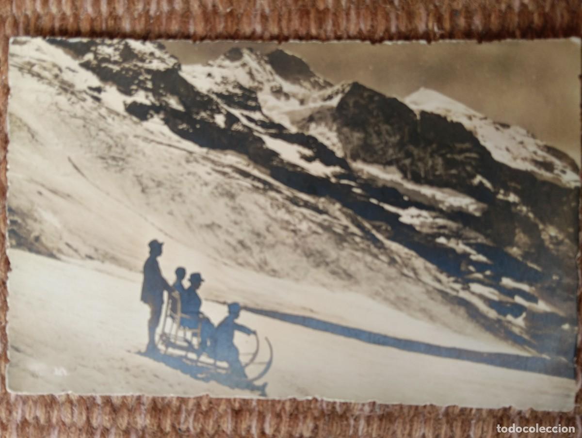 Postales: SUIZA - POSTAL CIRCULADA A VALENCIA, ESPA&Ntilde;A
