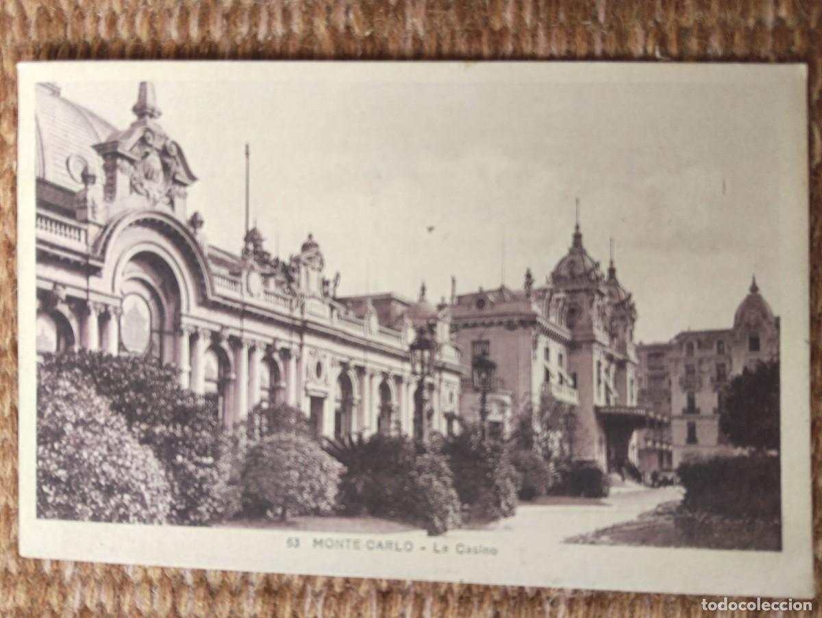 Postales: MONACO - MONTE CARLO - EL CASINO - CIRCULADA A VALENCIA