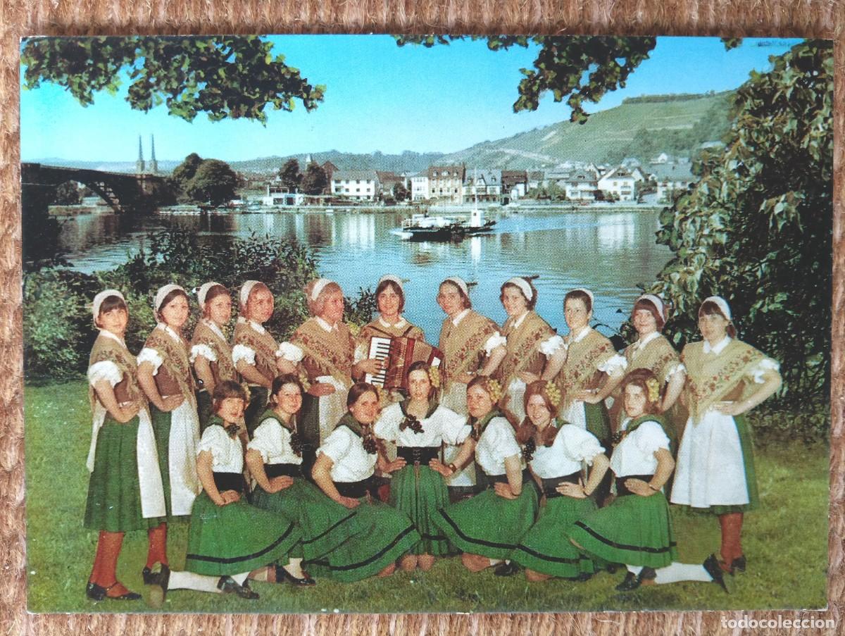 Postales: ALEMANIA - GRUPO DE DANZA CON TRAJES TIPICOS DE MOSELA