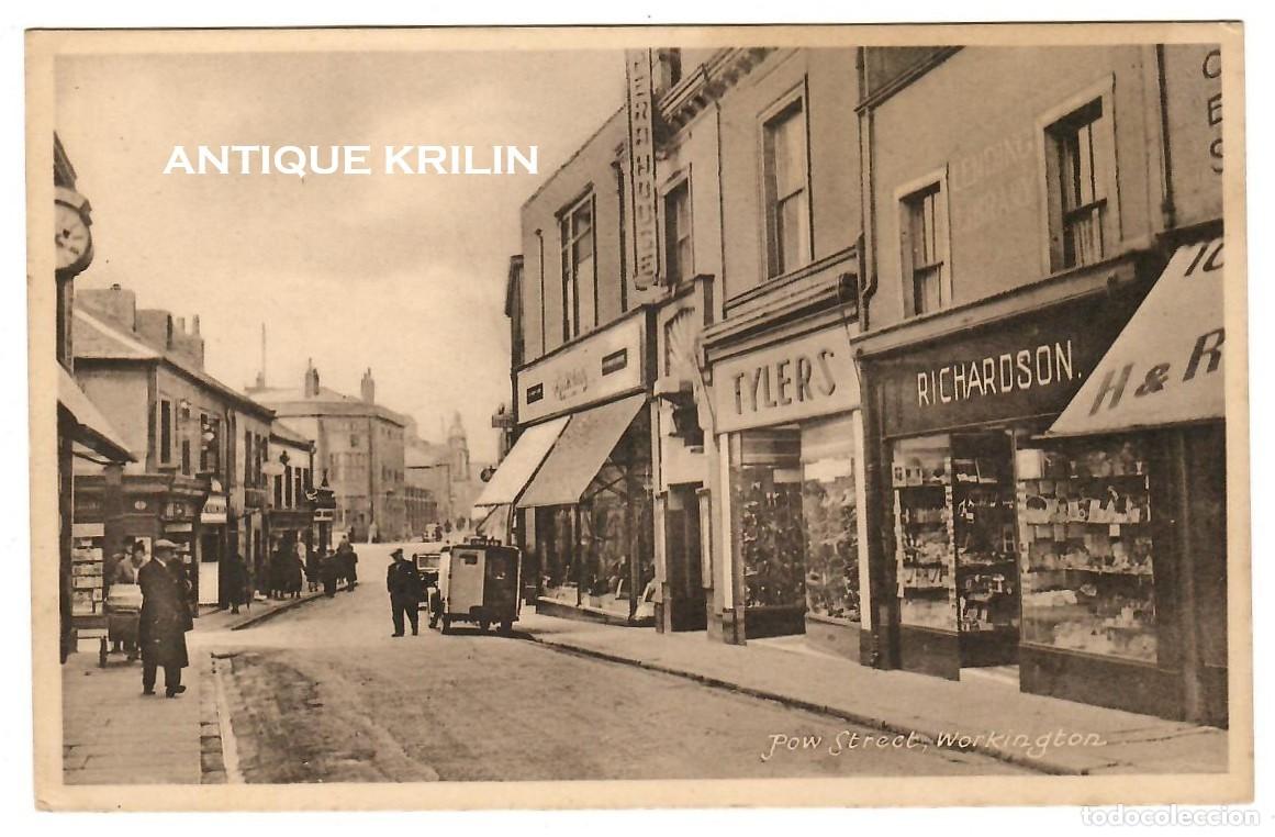 Postales: ENGLAND / CUMBRIA / WORKINGTON / POW STREET / EDICION M.L. / SIN FRANQUEAR