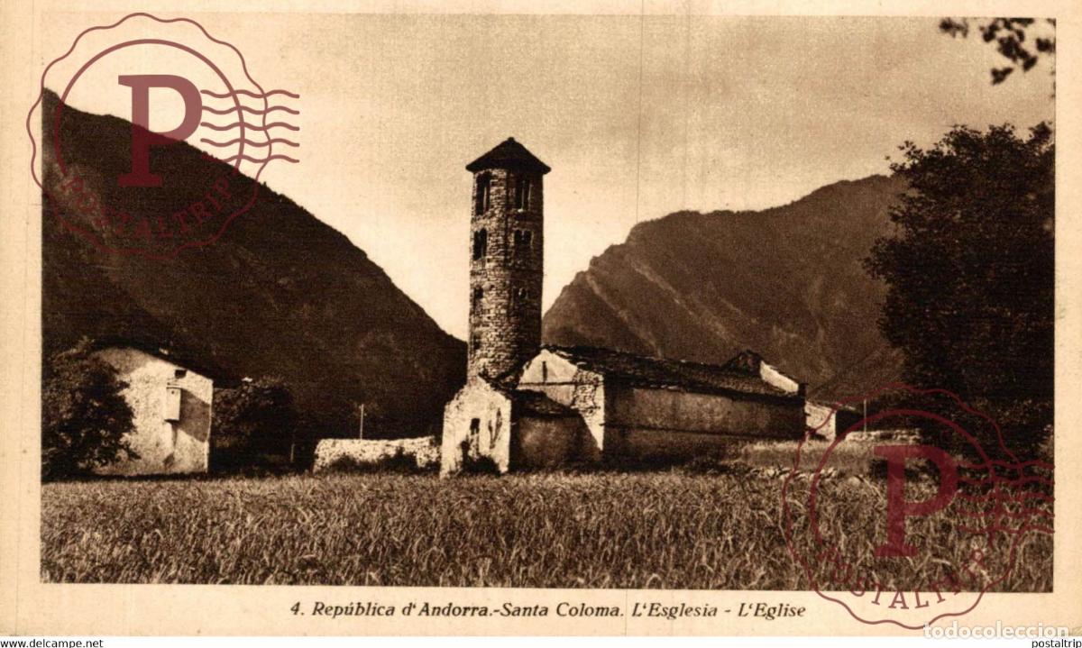 Postales: Republica dAndorra Santa Coloma LEsglesia Andorra