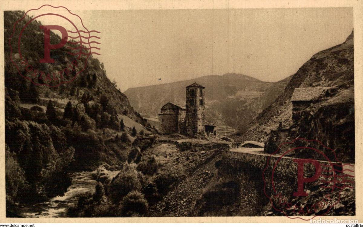 Postales: Republica dAndorra Chapelle de Saint Jean de Caselles Andorra