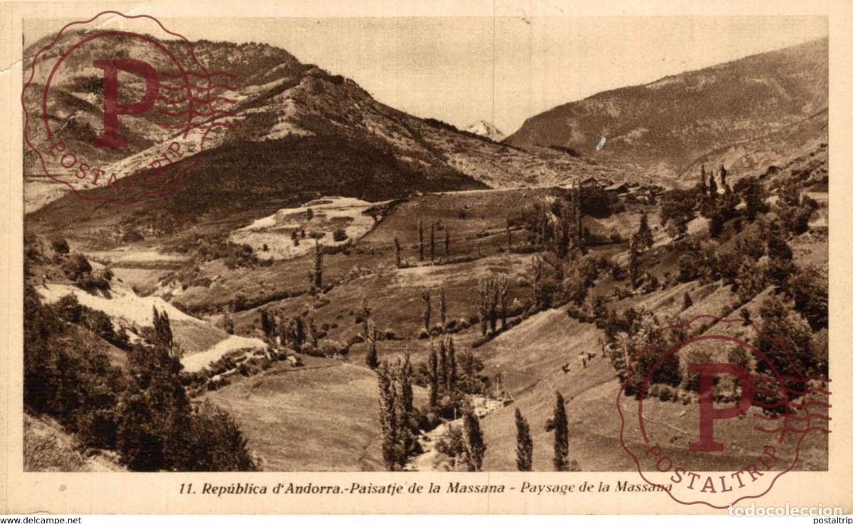 Postales: Republica dAndorra Paisatje de la Massana Andorra