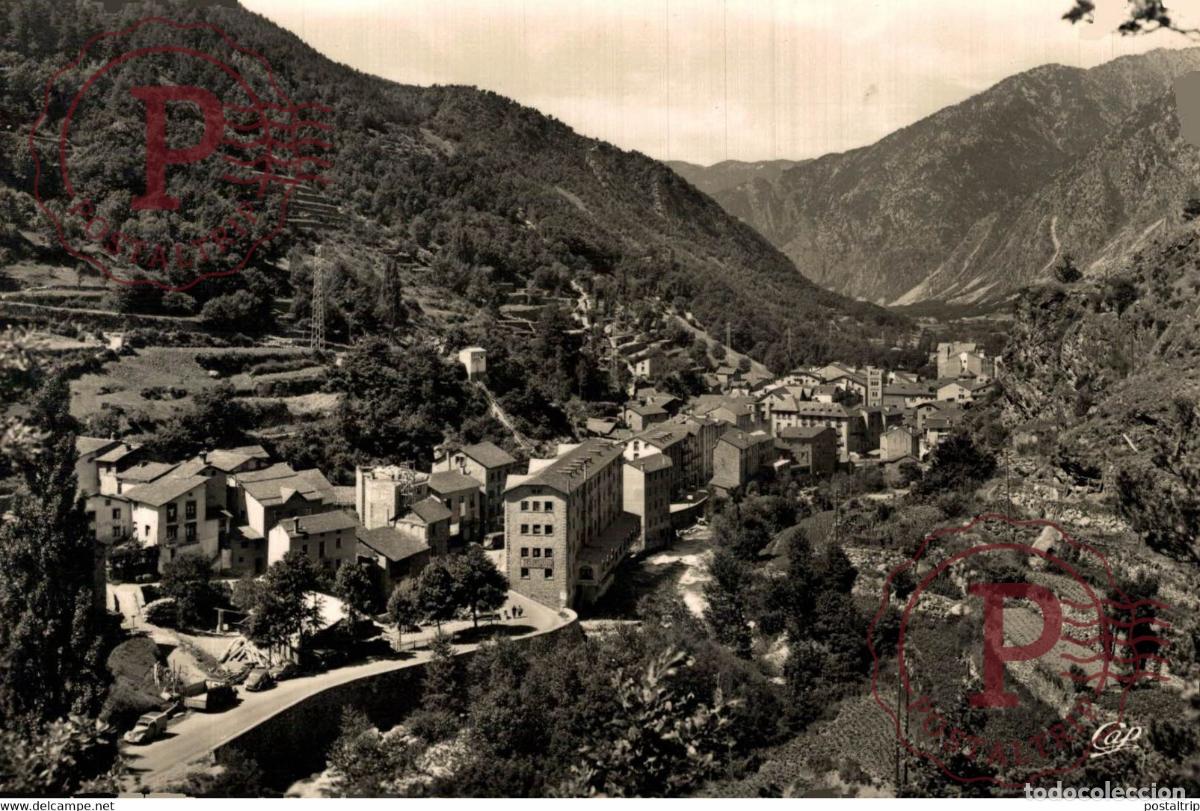 Postales: Les Escaldes Vista General Andorra