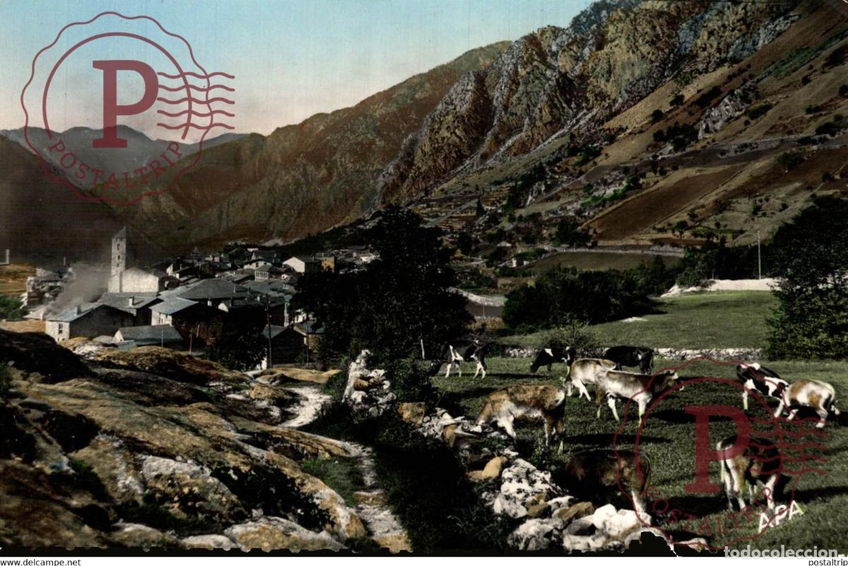 Postales: Valls DAndorra Andorra la Vella Capital de les Valls, Vista General Andorra