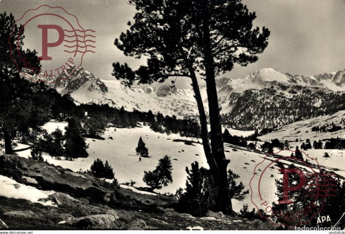Postales: Valls DAndorra Envalira Une vue artistique sur le Cirque des Pessons en hiver Andorra