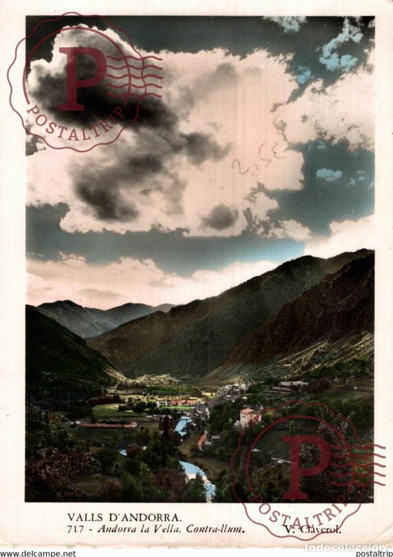 Postales: Valls DAndorra Andorra la Vella Contra-Llum Andorra