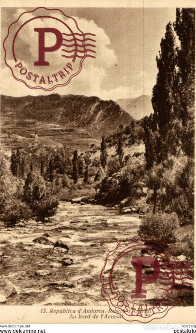 Postales: REP&Uacute;BLICA DE ANDORRA: RIBERA DARINSAL