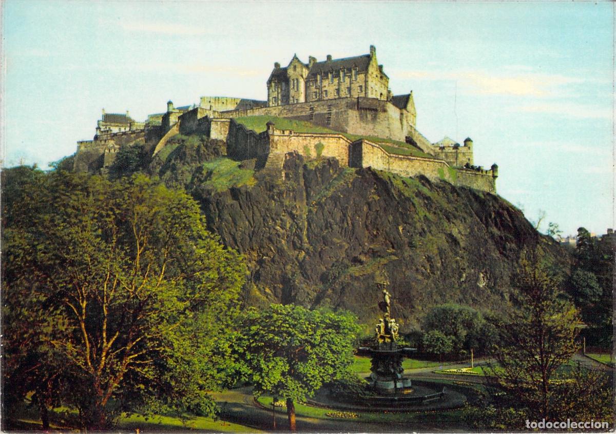 Postales: Postal del Castillo de Edimburgo en Escocia