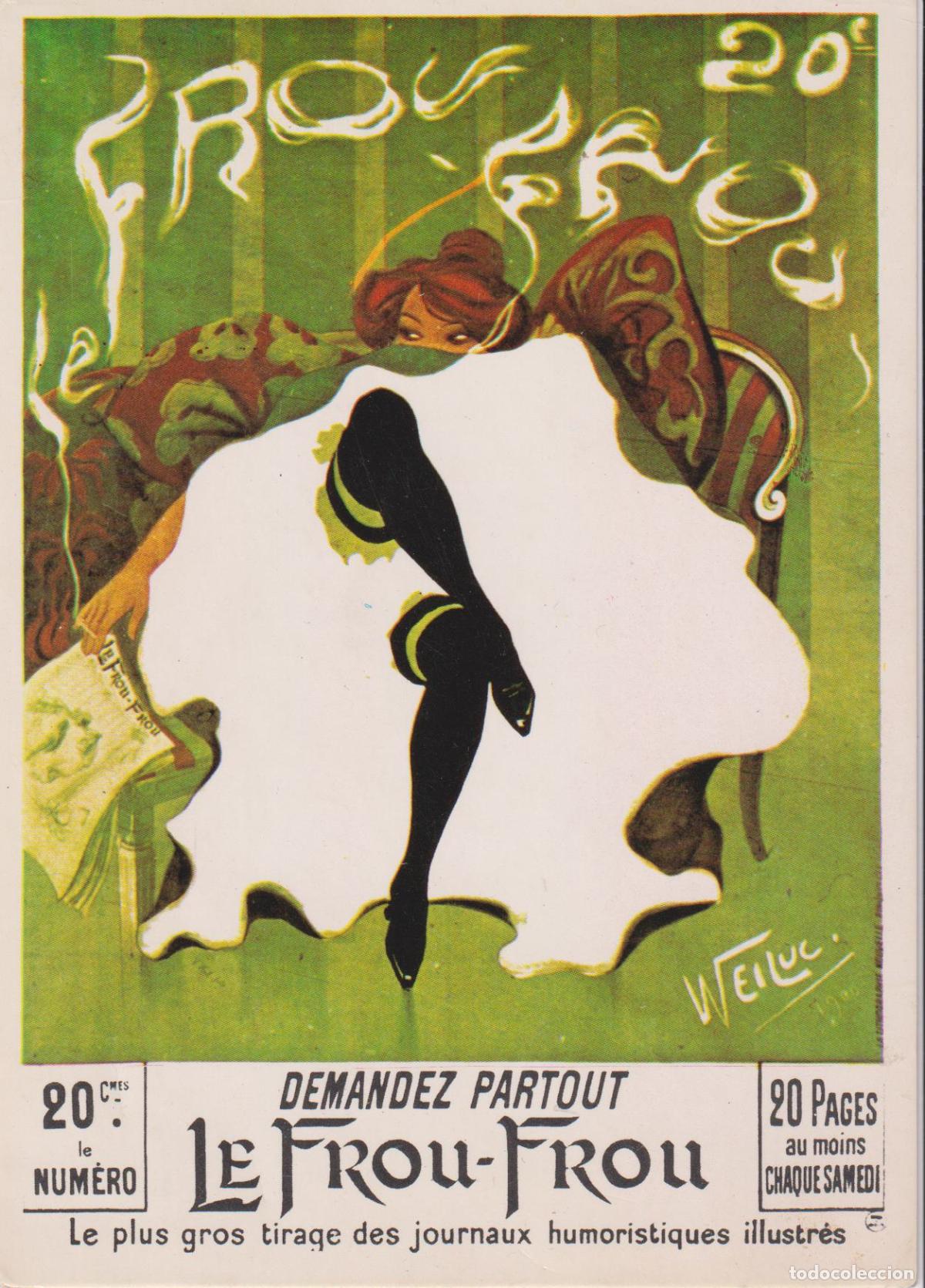 Postales: POSTAL PUBLICITARIA CARTELES: LE FROU-FROU DEMANDEZ PARTOUT - EDITIONS I.D.A. - S/C