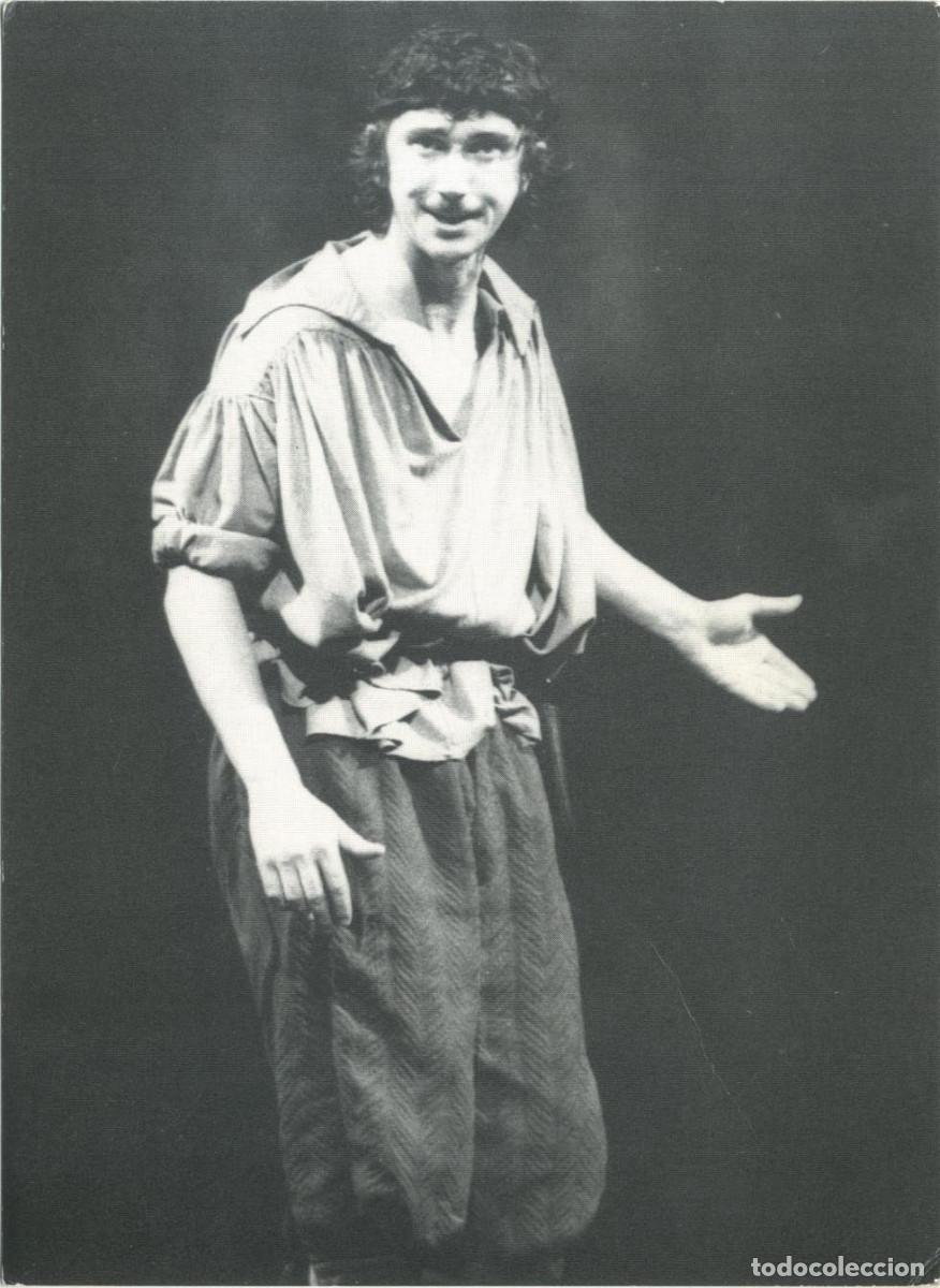 Postales: Phil Daniels (Launcelot Gobbo) in The Mercant of Venice (1987)_RSC; 08-266. Photo Ivan Kyncl