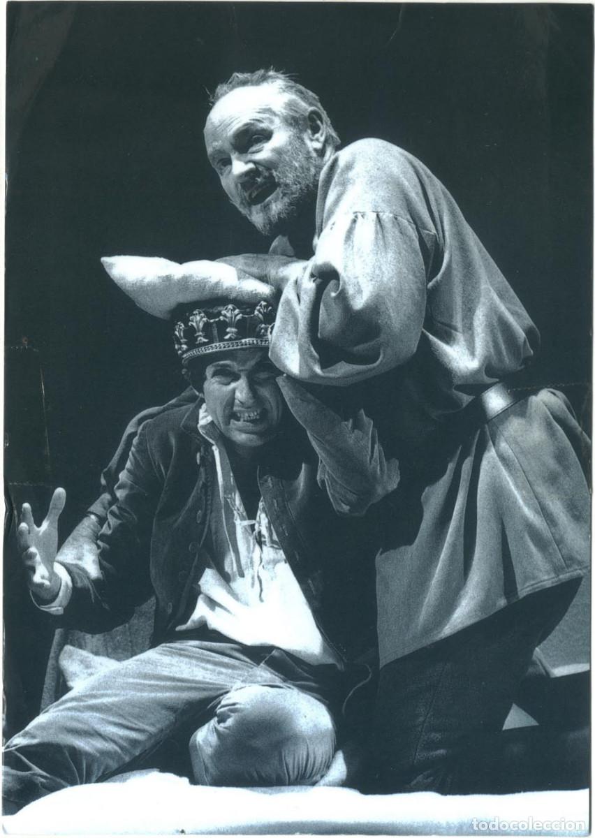 Postales: Michael Maloney (Prince Hal) & Julian Glover (Henry IV) in Henry IV 2_RSC; 12-395. Richard Mildenhal