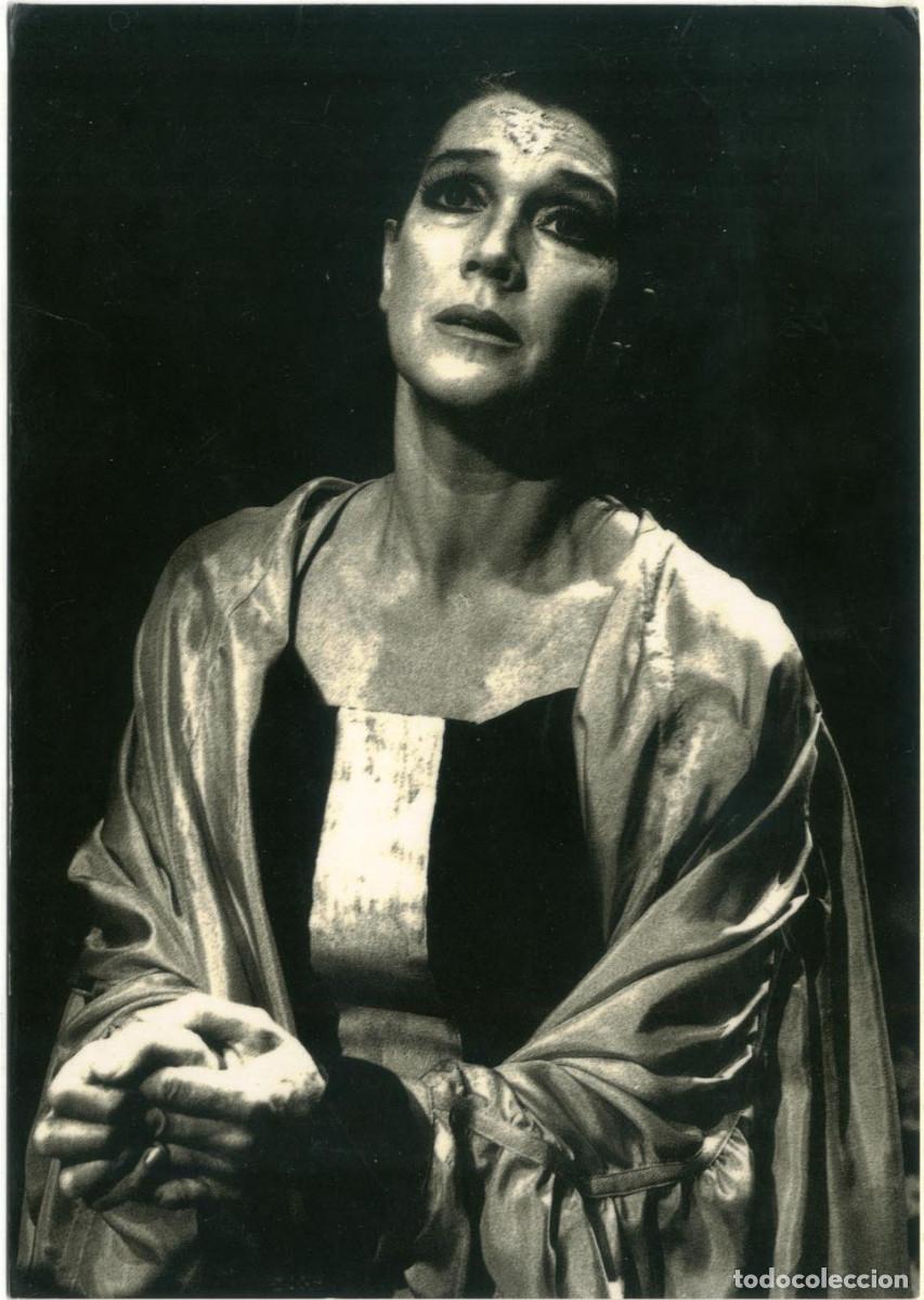 Postales: 420 Linda Marlowe (Jocasta) in The Thebans (1991)_RSC; 12-420. Photo Mark Douet