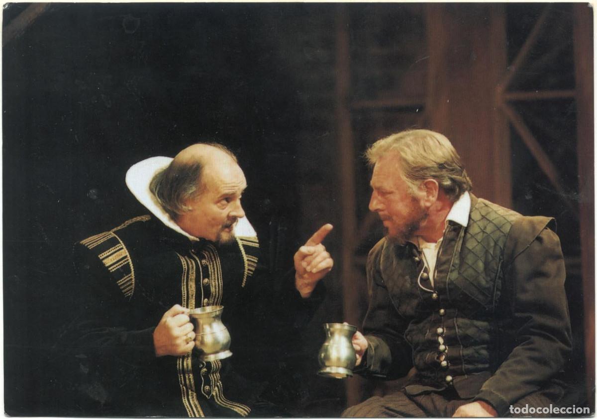 Postales: Geoffrey Freshwater (Ben Jonson) & Paul Bentall (Shakespeare) in Jubilee, Peter Barnes_RSC; 22-798.