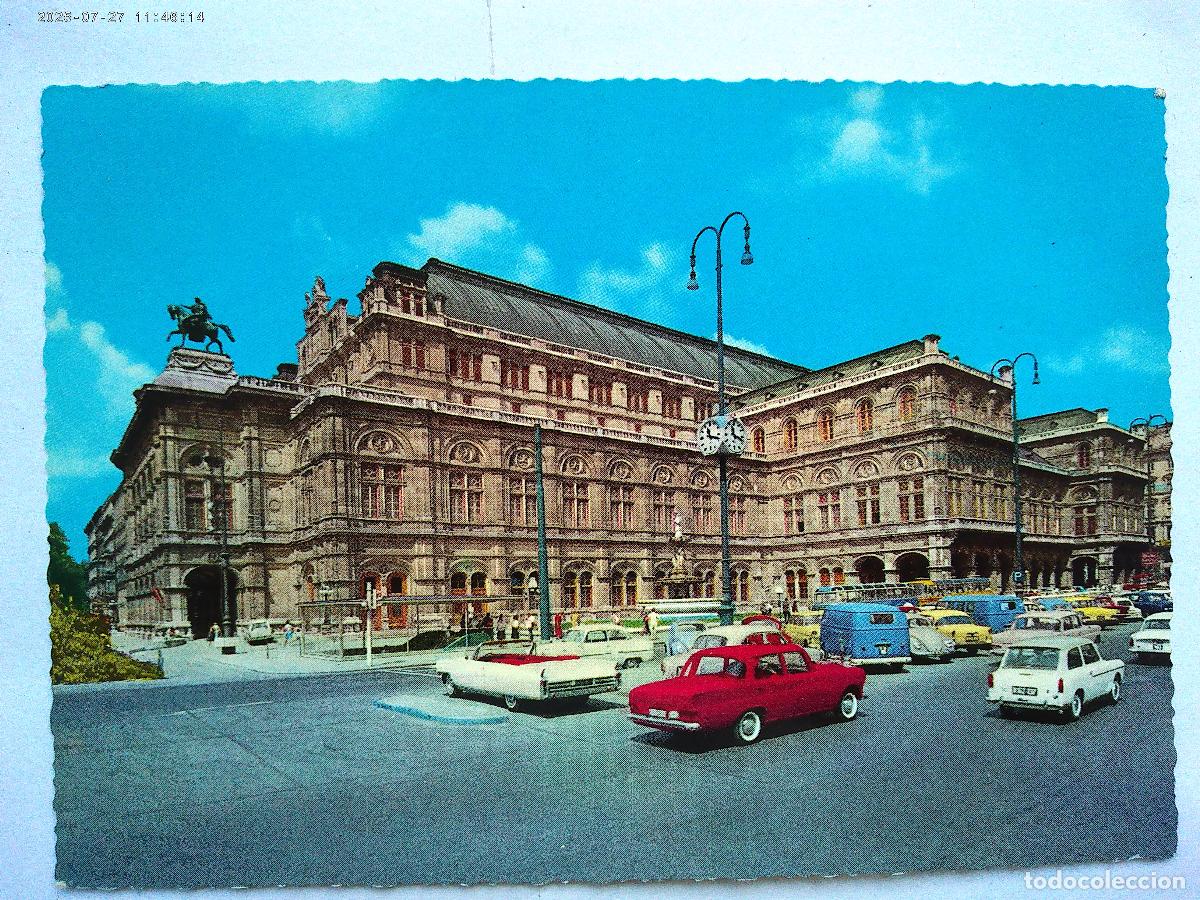 Postkarten: POSTAL DE VIENA ( AUSTRIA ): PALACIO DE LA OPERA . A&Ntilde;OS 50 , COLOREADA