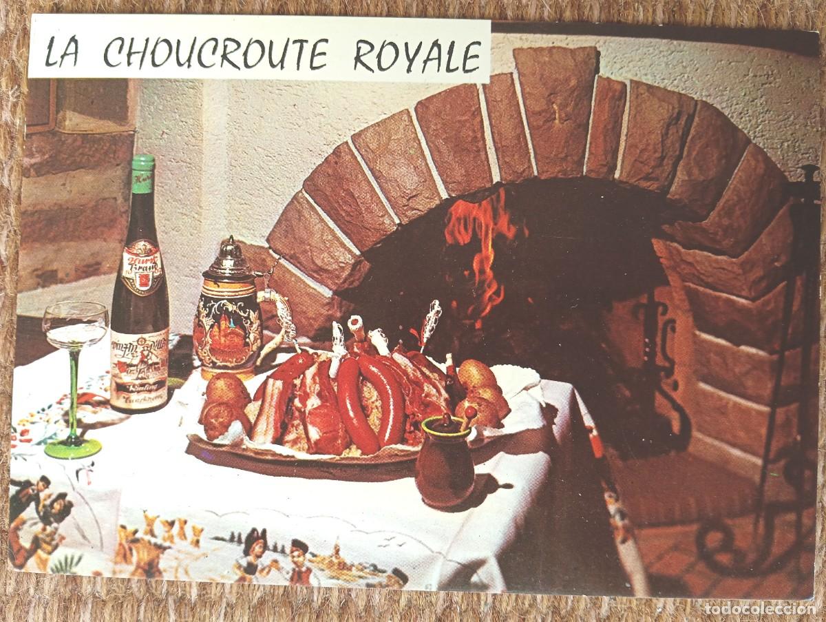 Postales: FRANCIA - RECETA DE LA CHOUCROUTE A L'ALSACIENNE