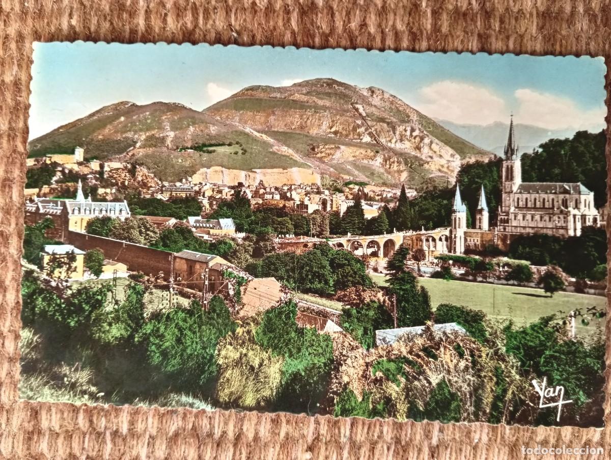 Postales: FRANCIA - LOURDES - LA BASILICA Y EL PICO DEL JER
