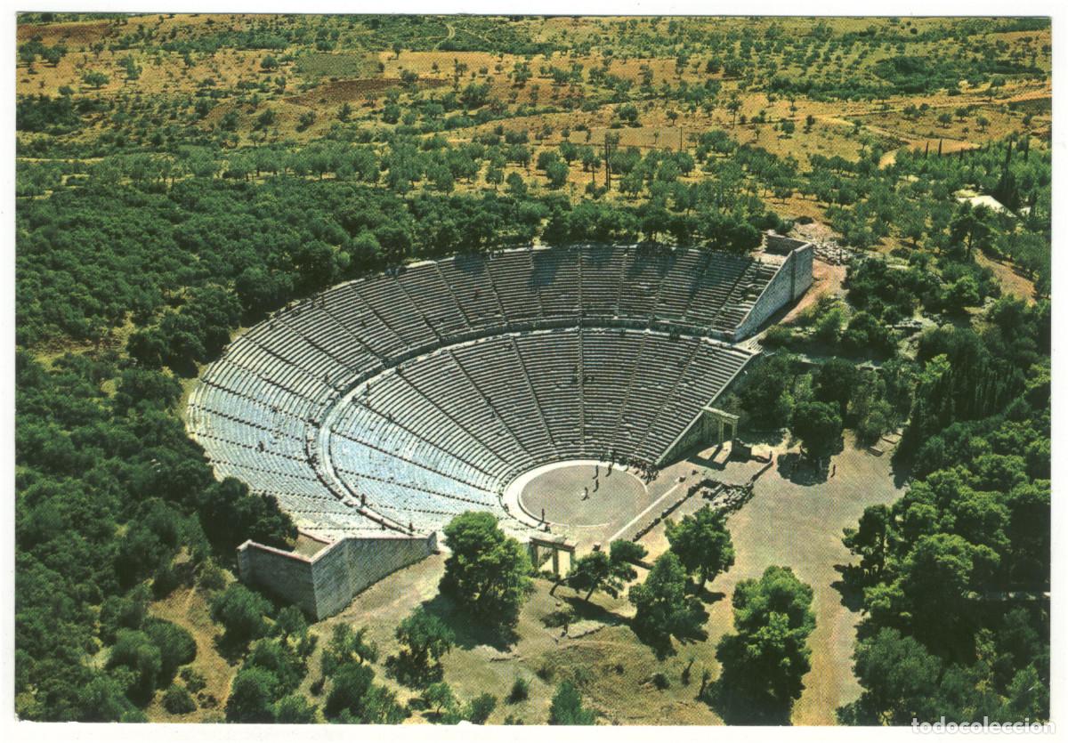 Postales: Theatron (EPIDAUROS)_Olympic Color. 25 / Teatros Grecorromanos Grecia