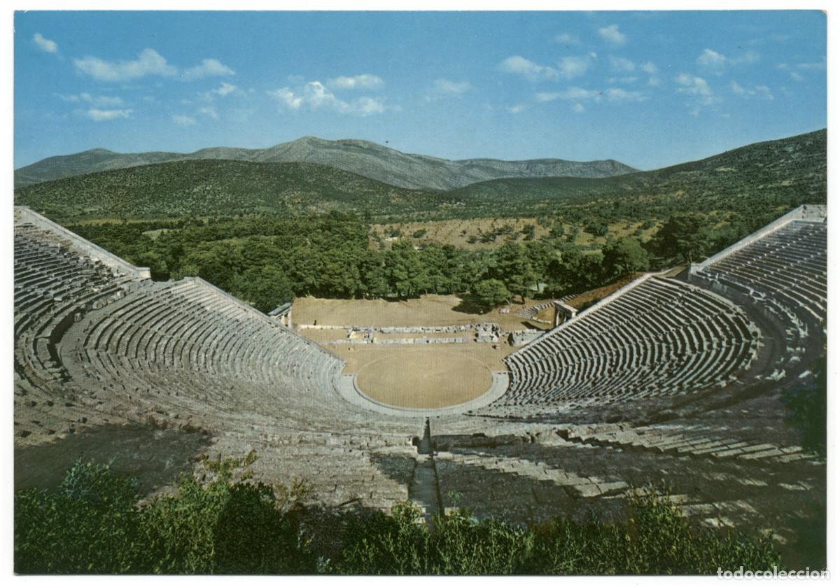 Postales: Theatron (EPIDAUROS)_B. Isaias & Kr&uuml;ger. 1410-2 / Teatros Grecorromanos Grecia