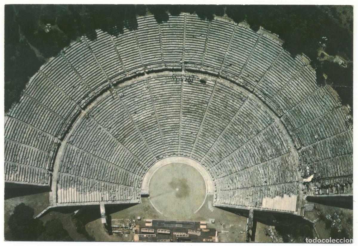 Postales: Theatron (EPIDAUROS)_E. Tzaferis. 6 / Teatros Grecorromanos Grecia