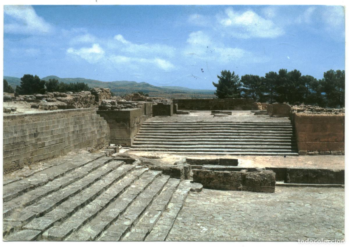 Postales: Theatron (PHAESTOS. Kreta)_Delta. 1226 / Teatros Grecorromanos Grecia