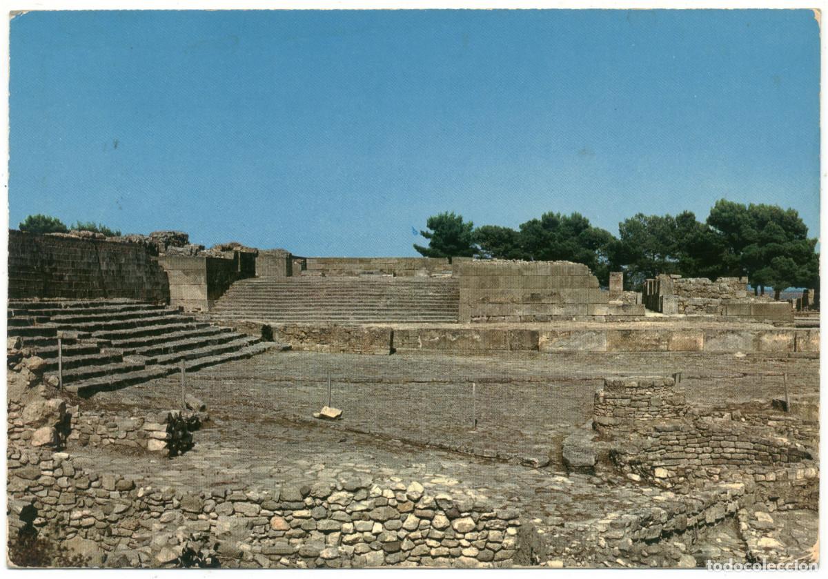 Postales: Theatron (PHAESTOS. Kreta)_Asemakopouloi. GRE 481 / Teatros Grecorromanos Grecia