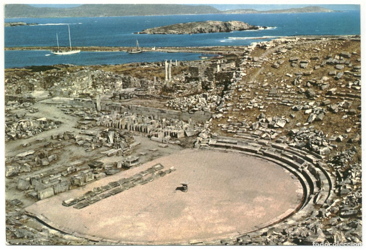 Postales: Theatron (DELOS)_B. Isaias. 2 / Teatros Grecorromanos Grecia