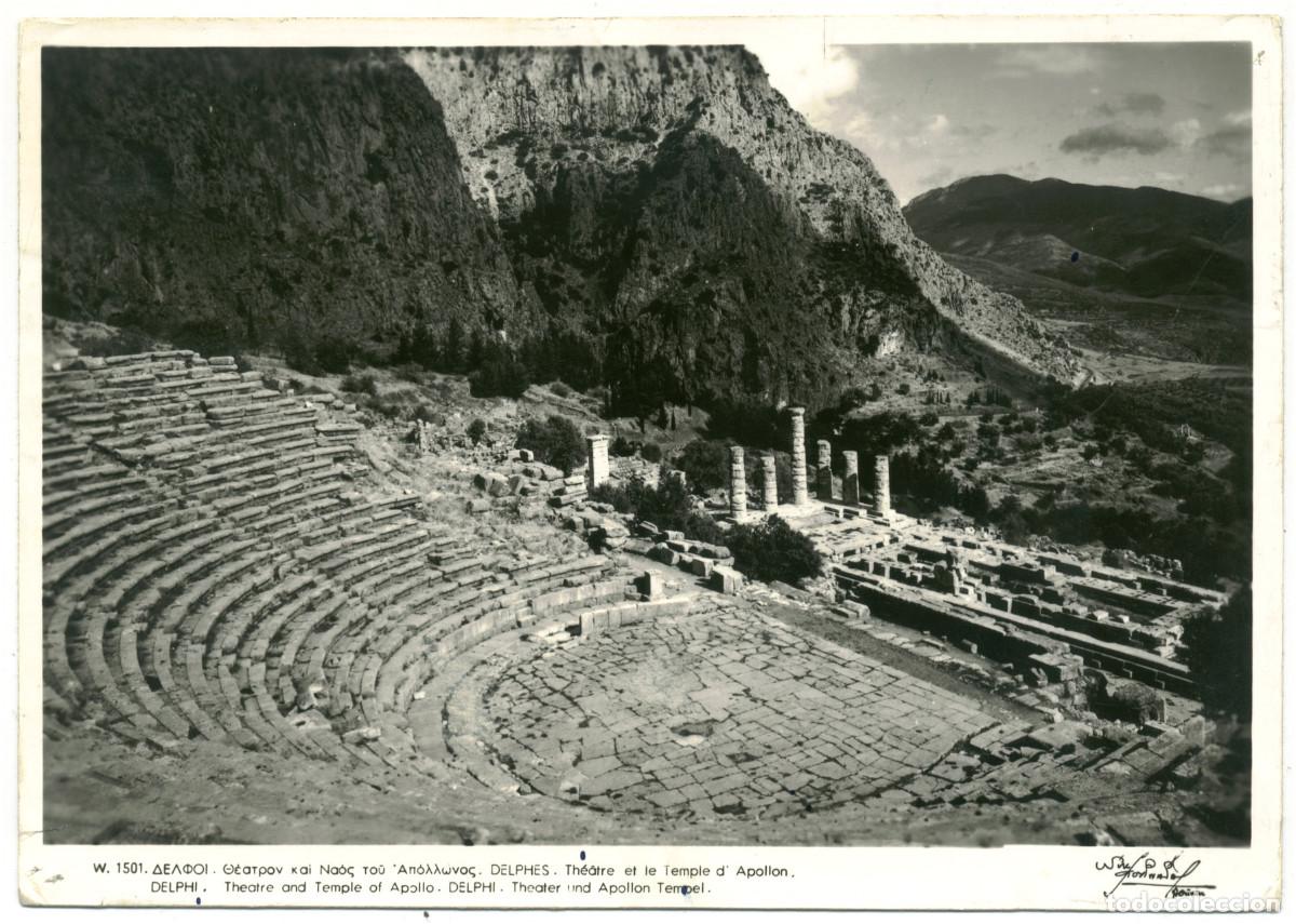 Postales: Theatron (DELPHOI)_Nick Stournaras. W 1501 / Teatros Grecorromanos Grecia
