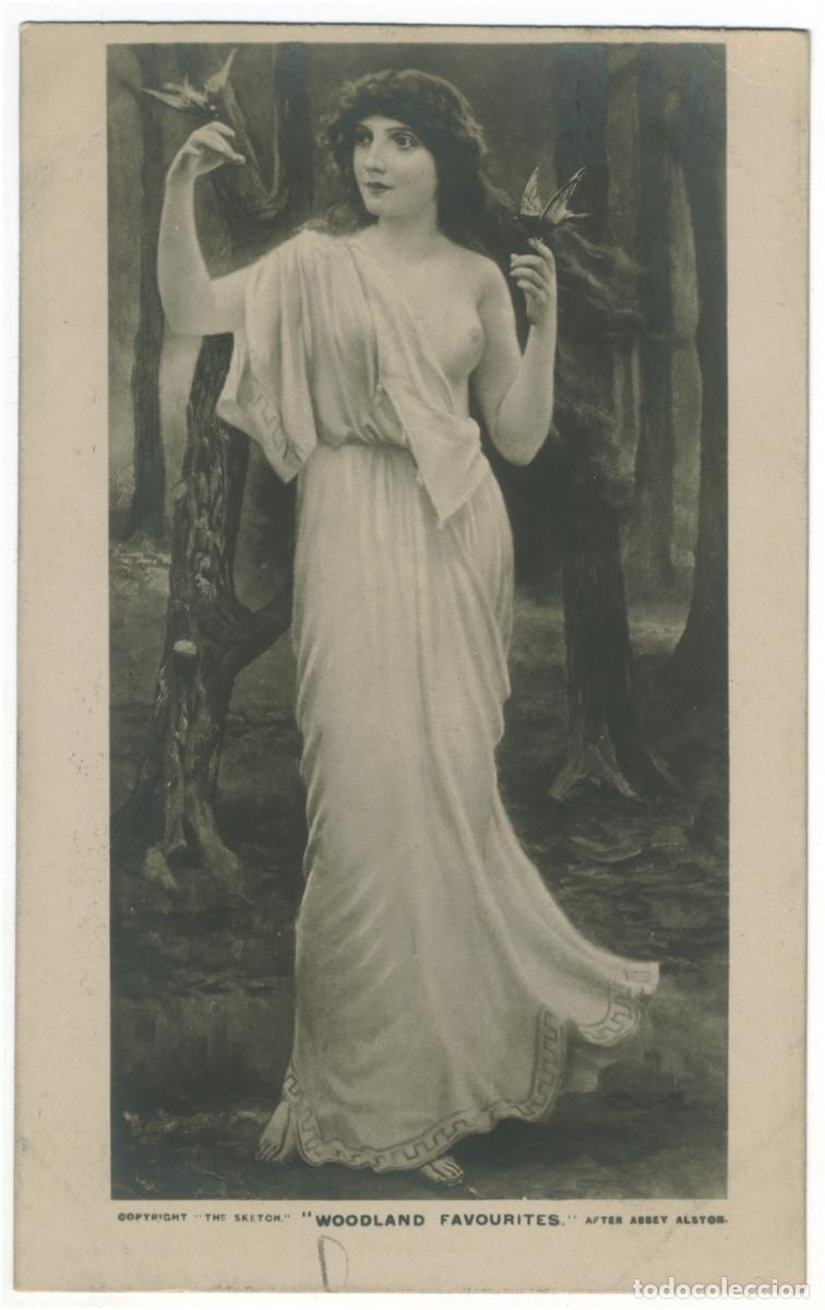 Postales: WOODLAND FAVOURITES_The Sketch (Art Plate; 1). After Abbey Alston / Teatros Grecorromanos Grecia