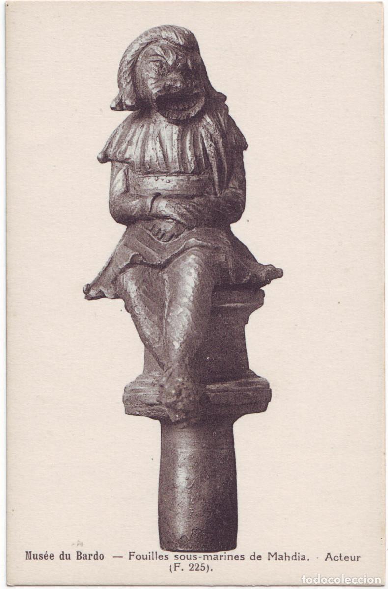 Postales: Acteur (Fouilles sous-marines de MAHDIA)_Mus&eacute;e du Bardo