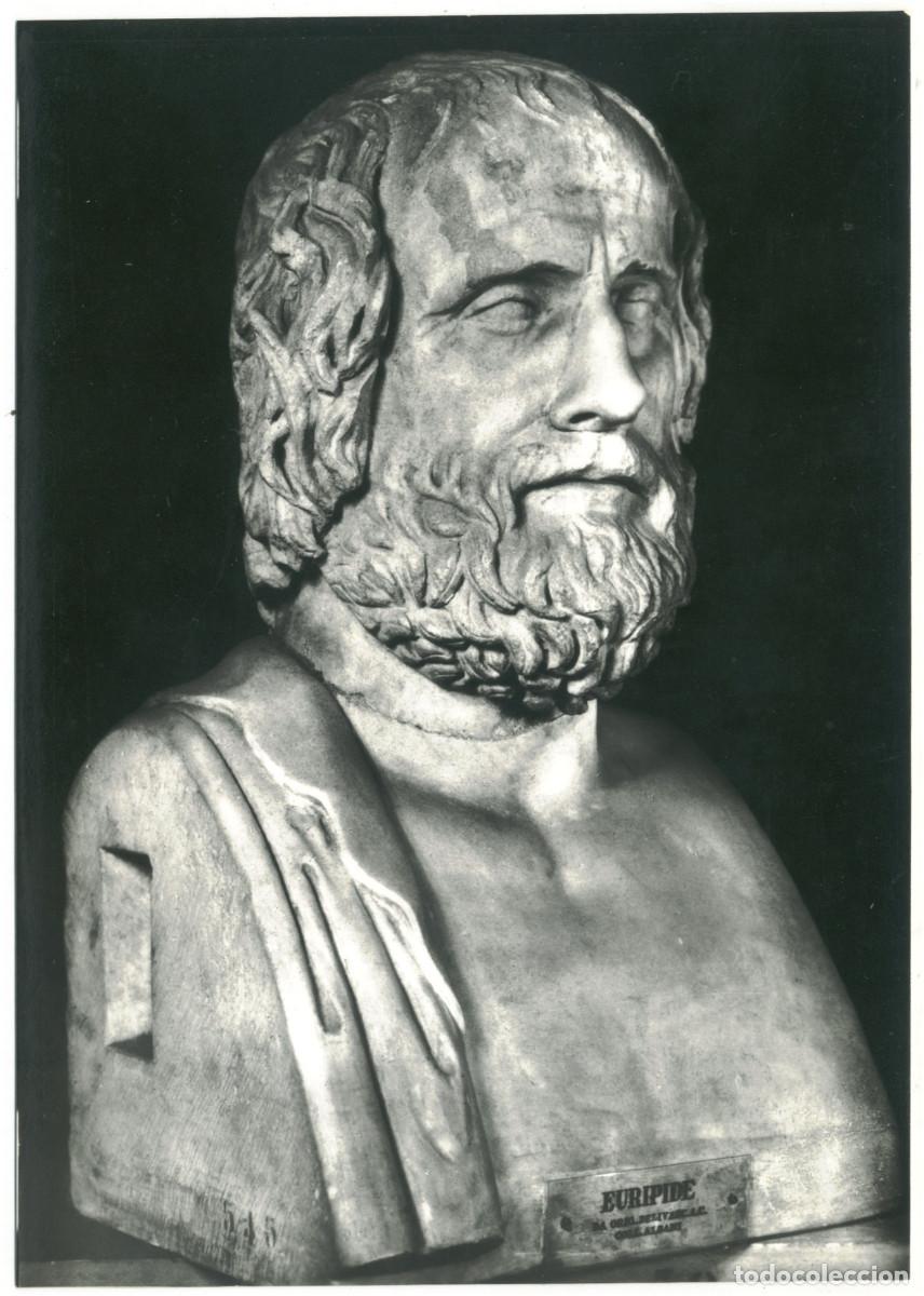 Postales: EURIPIDE (Museo Capitolini. ROMA)_Fotorapidacolor (Tern). 63