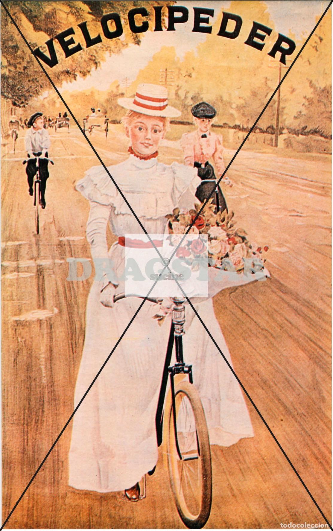 Postales: POSTAL ORIGINAL PUBLICITARIA DE VELOCIPEDOS