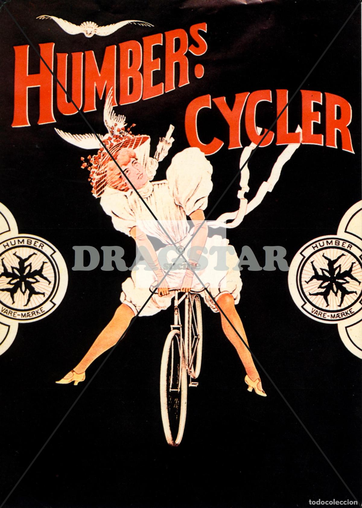Postales: POSTAL ORIGINAL PUBLICITARIA DE HUMBERS CYCLER