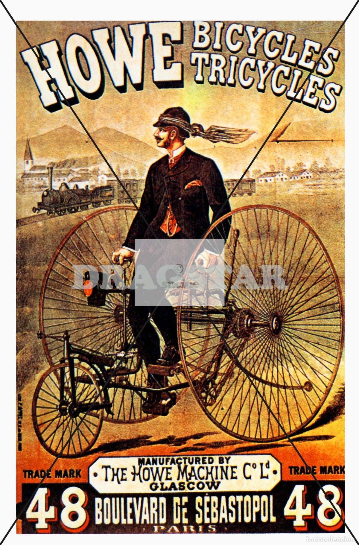Postales: POSTAL ORIGINAL PUBLICITARIA DE HOWES CYCLER