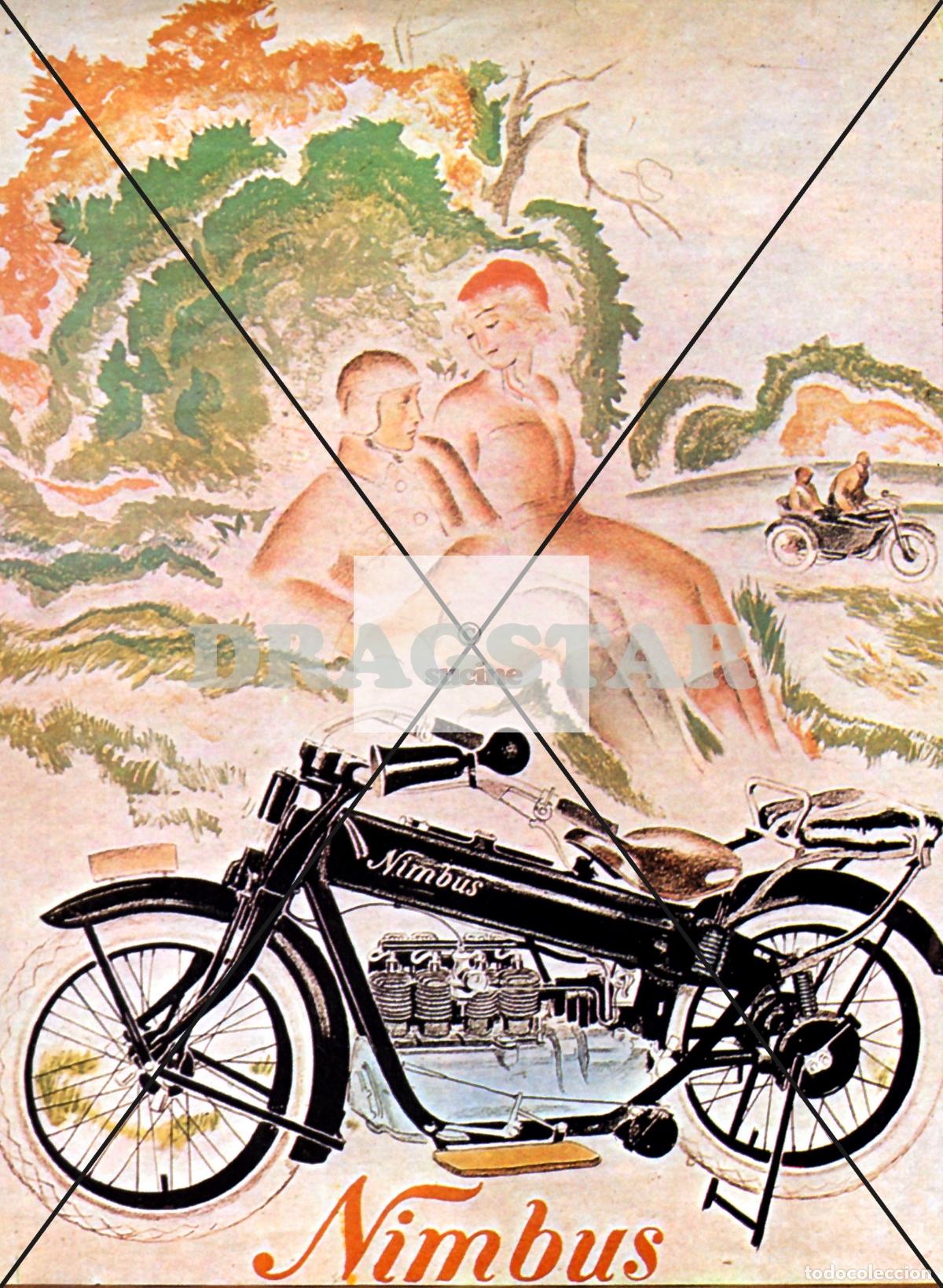 Postales: POSTAL ORIGINAL PUBLICITARIA DE NIMBUS MOTOCICLETAS